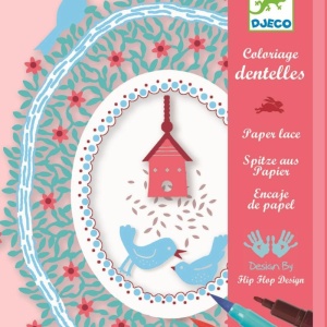 Joc creativ Djeco Dantele din hartie