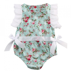 Body turcoaz cu floricele