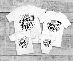 Set Printat Family Drinks