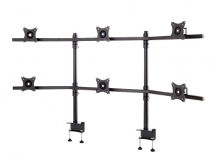 Suport monitor Edbak SV17 pentru 6 monitoare (19"-27")