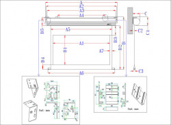 Ecran proiectie electric, perete/tavan, 398,5 x 224,3 cm, EliteScreens Saker SK180XHW2-E6 , format 16:9, trigger 12v