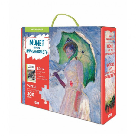 Art Treasures. Monet and the Impressionists - Woman with a Parasol, Turned to the Left