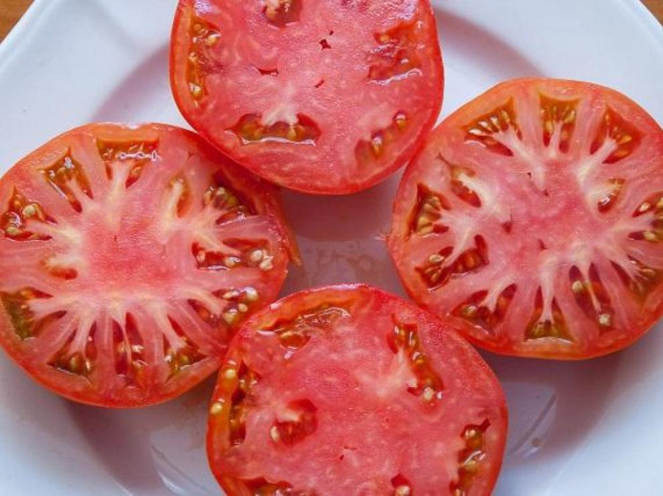 Rosa de Barbastro (10 seminte) rosii roz, forma globulara, cu pielea neteda, gustul este unul de exceptie, usor dulceag, Seklos