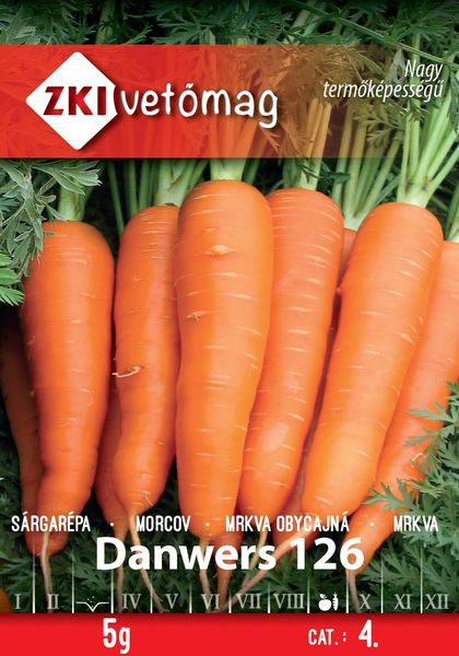 Danwers 126 (5 gr) seminte de morcovi conic-cilindrice calitate superioara, ZKI