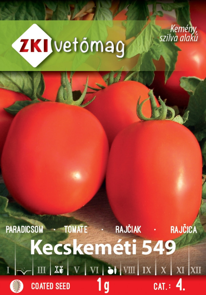 Kecskemeti 549 (3000 seminte) de rosii semitimpurii cu crestere determinata, ZKI