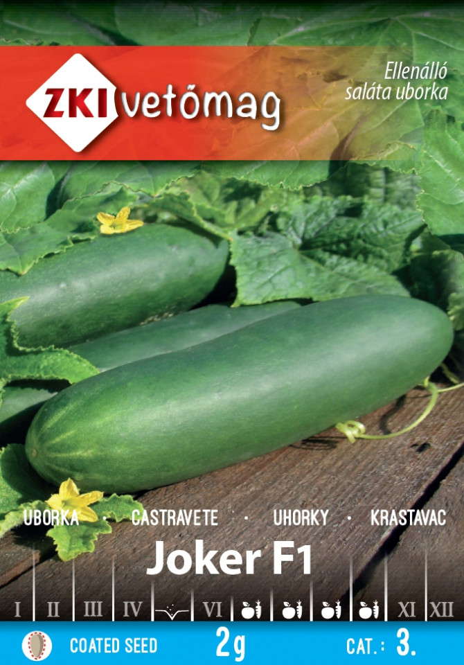 Joker F1 (80 seminte) de castraveti semilungi, randament ridicat, ZKI