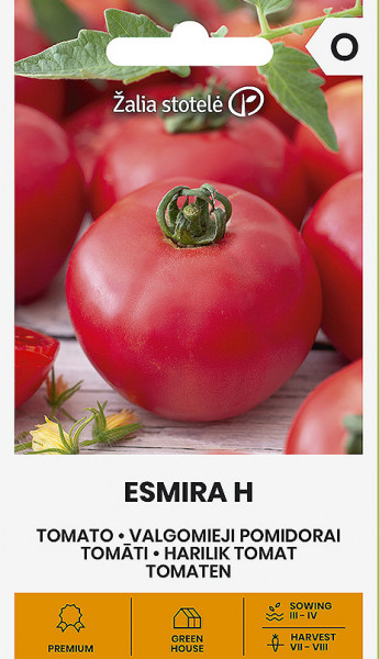 Esmira F1 (10 seminte) de rosii roz timpurii nedeterminate, tomate olandeze, Rijk Zwaan