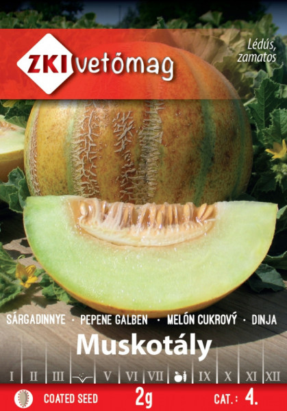 Muskotaly (50 seminte) de pepene galben soi cu aroma deosebita, ZKI