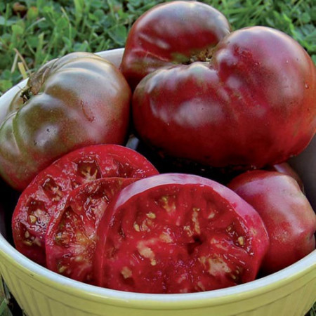 Negre de Crimeea (Black Krim) – 0.2 gr - Seminte Tomate Negre cu Crestere Nedeterminata Black Krim Negre de Crimeea Extratimpurii de la Opal