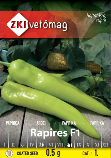 Rapires F1 (70 seminte) de ardei iute lung pendul, hibrid timpuriu creÈ™tere nedeterminata, ZKI