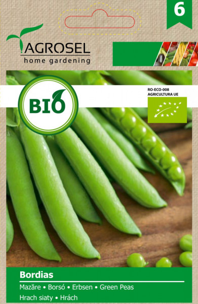 Bordias BIO (20 gr) mazare ECO certificat ecologic, pastai lungi, gust placut, Agrosel