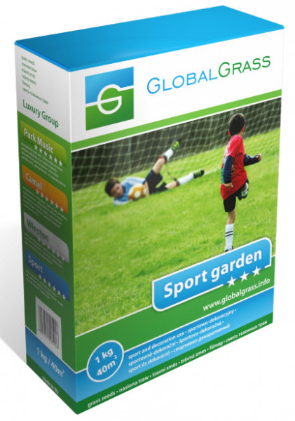 Gazon Sport (1 kg) seminte de gazon Sport Garden, calitate superioara, GlobalGrass