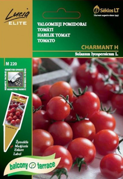 Charmant F1 (30 seminte) de rosii semi-timpurii, soi pretuit pentru fructele dulci si delicioase, Seklos