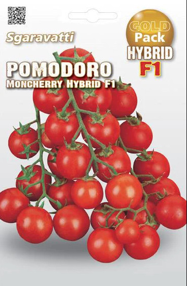Moncherry F1 (150 seminte) de rosii tip cherry cireasa de 15-20 gr, origine Italia, Sgaravatti