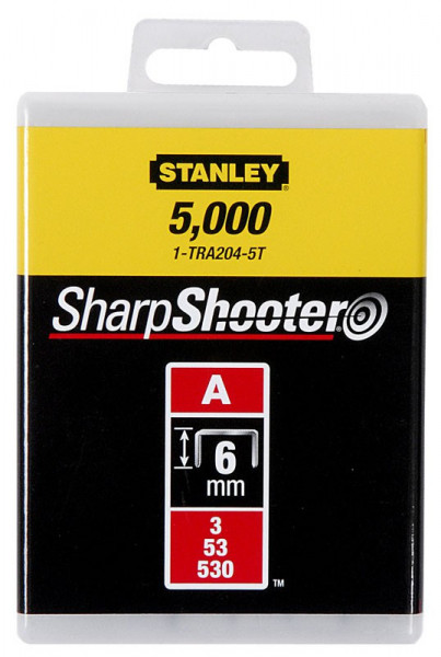 Stanley 1-TRA202T Capse standard 4 mm / 5/32" 1000 buc. tip a 5/53/530