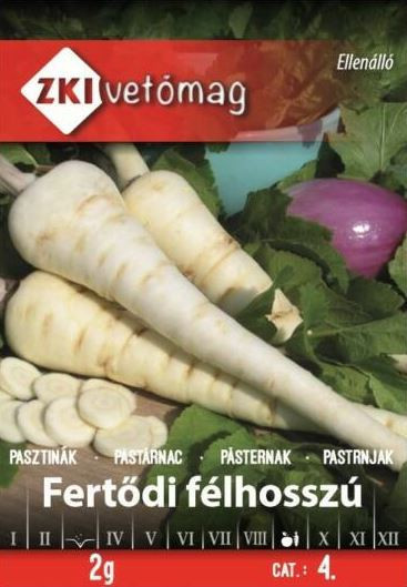 Pastarnac Fertodi Felhosszu (500 seminte) semilung, de culoare crem, ZKI