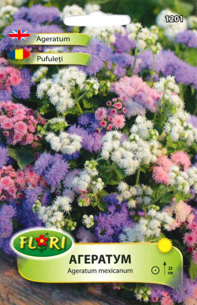 Pufuleti Mix - Seminte Flori Pufusor Ageratum de la Florian