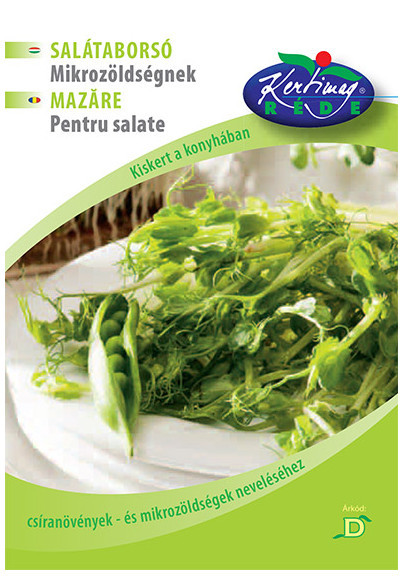 Seminte bio pentru germeni de mazare (60 g), seminte pentru obtinerea de germeni sau micro-verdeturi de mazare, Kertimag
