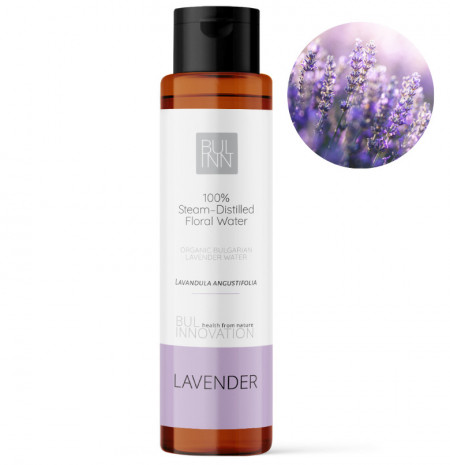 Apa de Lavanda Bio (200 ml), apa florala organica cu efect de hidratare si regenerare a pielii, Bulinn