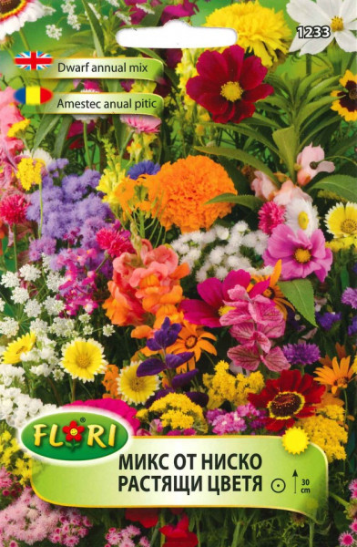 Flori Anuale Pitice Mix - Seminte Flori Pitic Mix de la Florian