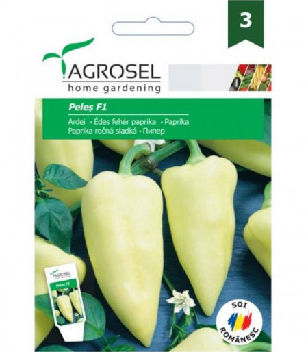 Peles F1 (100 seminte) ardei de hibrid conic timpuriu, Agrosel