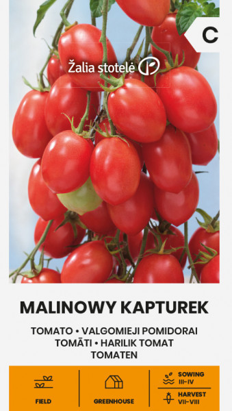 Malinowy Kapturek (30 seminte) de rosii cherry randament foarte mare, fructe de 7–8 g și sunt foarte gustoase, Seklos