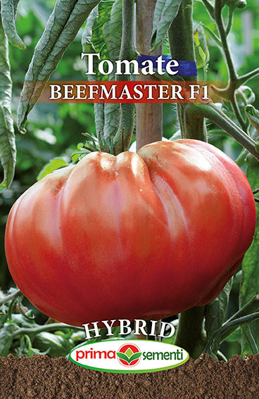 Rosii Beefmaster F1 (150 seminte) de rosii hibrid cu fructe foarte mari tip gigant, cu pulpa carnoasa, ferma si dulce tip Beef, Prima Sementi