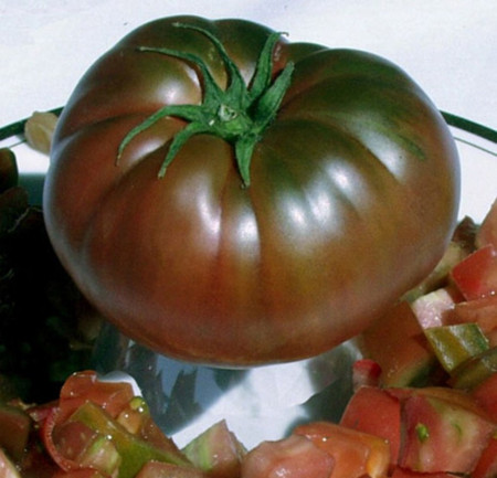 Negre de Crimeea (Black Krim) – 0.2 gr - Seminte Tomate Negre cu Crestere Nedeterminata Black Krim Negre de Crimeea Extratimpurii de la Opal