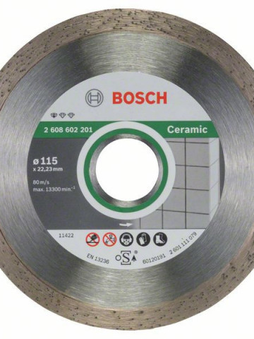 Disc diamantat Standard for Ceramic 115x22,23x1,6x7mm