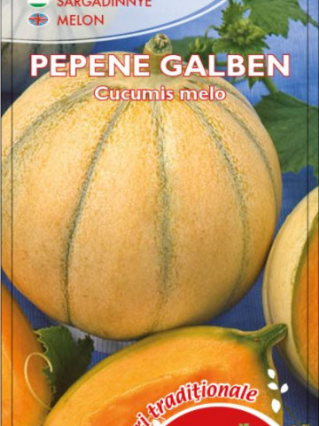Pepene galben Briliant (2 g), seminte de pepene galben soi timpuriu, rezistent la crapare si transport, Kertimag