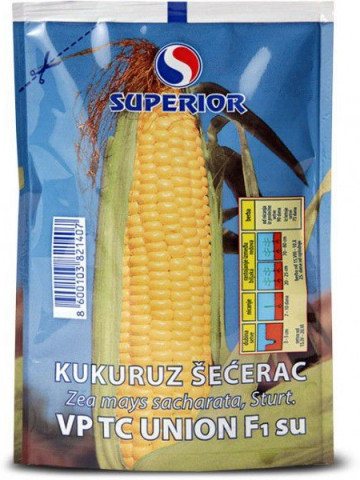 Porumb Zaharat Union F1 (1 kg) seminte de porumb extrem de dulce, hibrid excelent, Superior Serbia