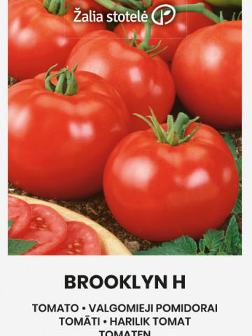 Brooklyn F1 (10 seminte) de rosii semitimpurii cu fructe sunt carnoase, delicioase, de culoare rosie aprinsa, Seklos