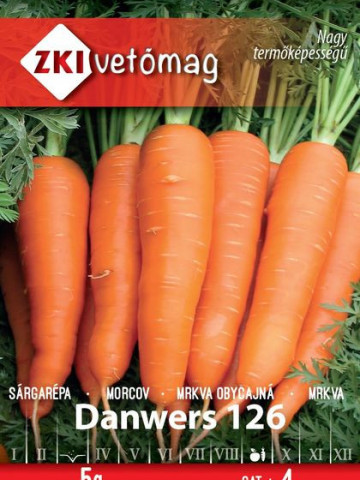 Danwers 126 (5 gr) seminte de morcovi conic-cilindrice calitate superioara, ZKI