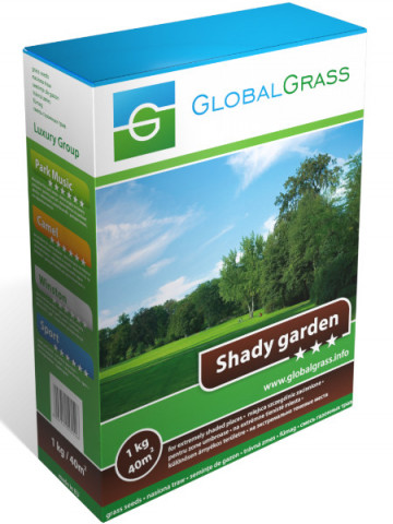 Shady Garden Gazon Umbra 1 Kg Seminte de Gazon pentru Umbra Calitate Superioara, GlobalGrass