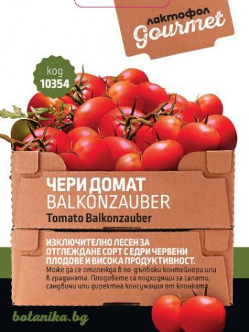 Balkonzauber - 0.5 gr - Seminte Rosii de Balcon tip Cherry cu Fructe mici rotunde dulci si gustoase de la Laktofol