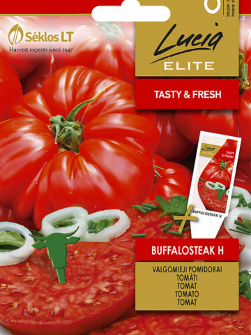 Buffalosteak F1 (10 seminte) tomate nedeterminate timpurii de tip Beef, 350 - 700 gr, Clause