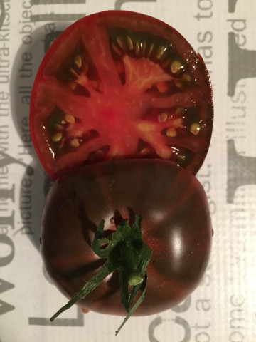 Negre de Crimeea (Black Krim) – 0.2 gr - Seminte Tomate Negre cu Crestere Nedeterminata Black Krim Negre de Crimeea Extratimpurii de la Opal