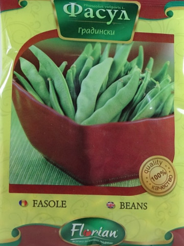 Poseidon (1 kg) Seminte de Fasole de Gradina Lata Verde Pitica tip Lodi, Florian