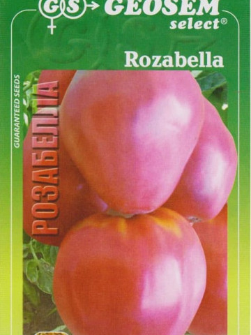 Rozabella (70 seminte) tomate Roze cu Crestere nedeterminata Soi Semitimpuriu pentru Camp, Geosem