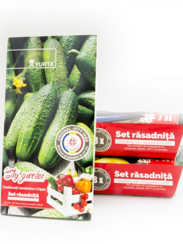 Set răsadniță medie - Castraveți Crișan., Colectia City Garden