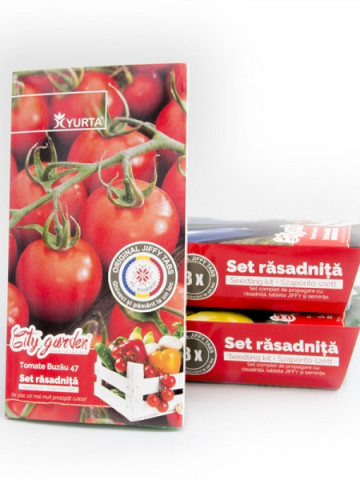 Set răsadniță medie - Tomate Buzău 47, Colectia City Garden