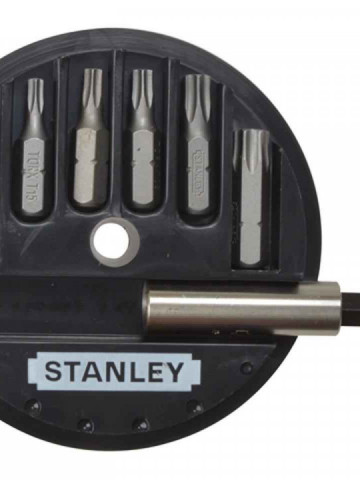 Stanley 1-68-739 Set 7 piese1/4" - Torx: T10, T15, T20, T25, T30, T40 + adaptor magnetic