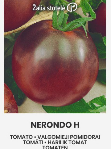 Nerondo F1 (7 seminte) de rosii negre cu coaja subtire, suculente, gustoase, Seklos