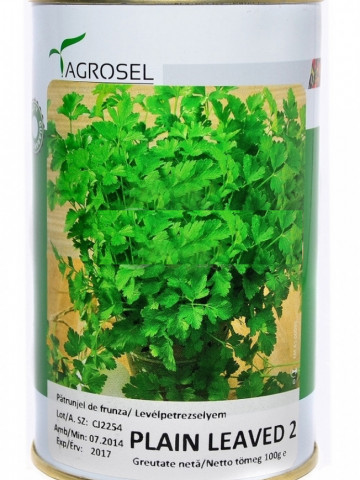 Patrunjel de frunza Plain Leaved (100 gr), soi semi-timpuriu, Agrosel