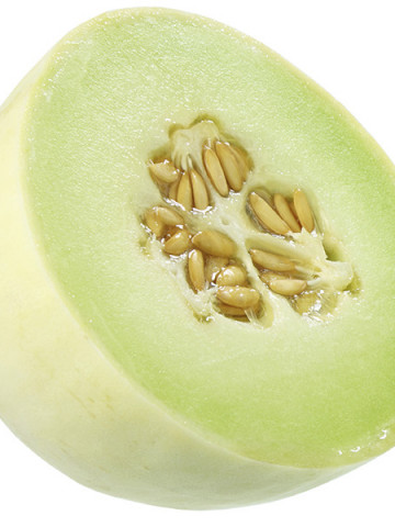 Pepene galben Honey Dew Green (1 kg), seminte de pepene galben rotund, crem-galbui-verzui, neted, Agrosem