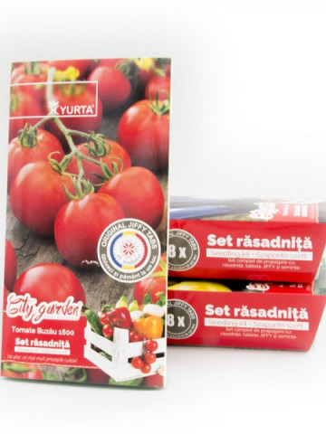 Set răsadniță medie - Tomate Buzău 1600, Colectia City Garden
