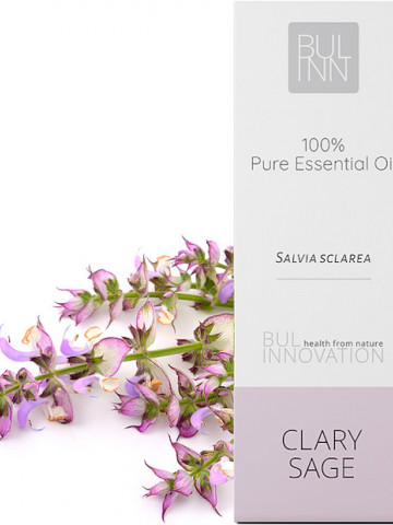 Ulei esential de Salvie (5 ml) 100% pur si natural, cu efect de reglare a productiei de sebum, Bulinn