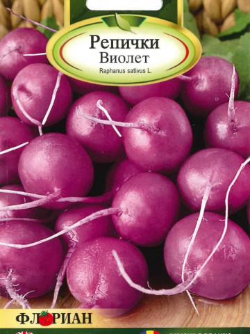 Ridichi de luna VIOLET (Malaga) - 5 gr - Seminte de Ridichi de Luna Violet