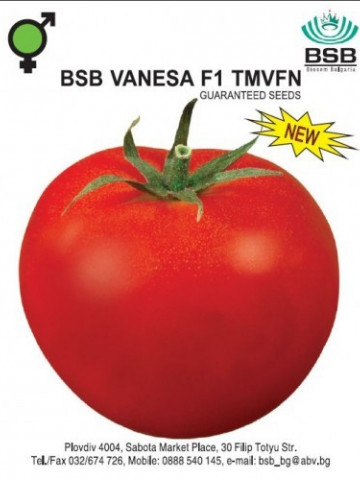 Vanesa F1 (300 seminte) de tomate cu crestere nedeterminata hibrid extratimpuriu, Biosem Bulgaria