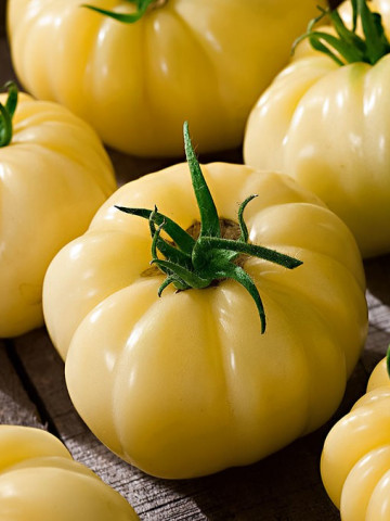 Rosii Albe Beefsteak - 0.2 gr - Seminte Rosii Albe crete Soi Exotic Alb spre Galben Deschis